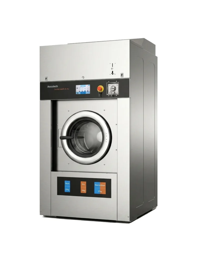 washer and dryer combo for self-service laundromat