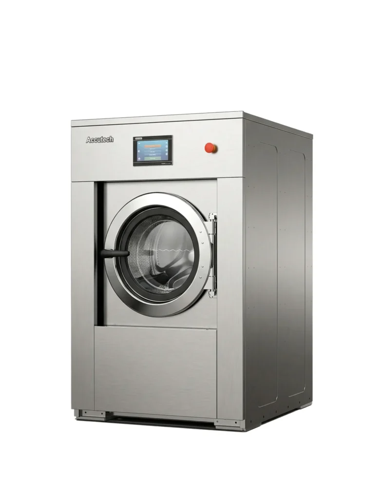 Softmount high-speed washer extractor for wet cleaning