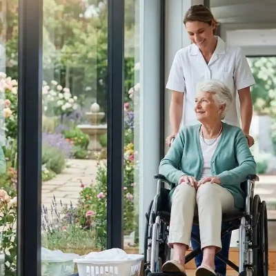 Medical grade laundry equipment healthcare facility